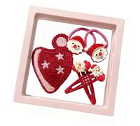 Weihnachts-Haarspange mit Cartoon-Motiv für Kinder, Haarnadeln, Party, Festival, Zubehör, sichere Kopfbedeckung, Säuglingsschnur, Weihnachtsschnur für Kinder