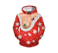 Weihnachts Hoodie Herren Weihnachtspullover Herren Damen Hässliche Weihnachtspullover Ugly Christmas Sweater Herren Weihnachtspullover Ugly Christmas Sweater Herren 3D