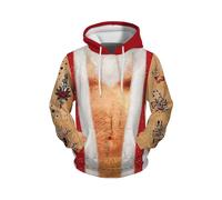 Weihnachts Hoodie Herren Weihnachtspullover Herren Damen Weihnachtskleidung Herren Weihnachtspullover Damen Lustig Weihnachtspullover Led Christmas Pullover Herren 3D