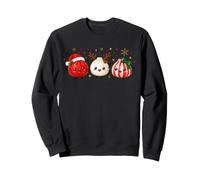 Weihnachts-Knödel Santa Rentier Zuckerstange Mädchen Jungen Kinder Sweatshirt