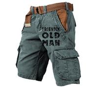 Weihnachts Shorts Herren Hose 2 In 1 Cargo Kurz Herren Extra Kurze Hosen Herren Kurze Arbeitshose Herren Stretch Knappe MäNner Badehose Cargohose Herren Kurz Camouflage Herren Jersey Shorts Cargo