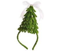 Weihnachtsdekoration, Weihnachtsbaum-Haarreif mit Schleife, für Urlaub, Party, Versammlung, Haarband, Festival, Requisiten, Kopfbedeckung, rutschfest, Haar-Accessoire