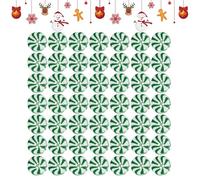 Weihnachtsknöpfe für die - 50 Stück runde Knöpfe als Ersatz für - 4 Löcher aus Harz - Weihnachtsstock - für Frauen zu Hause für Reparatur und Bastelprojekte