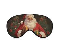 Weihnachtsmann Augenmaske Schlafmaske Augenmasken für Schlaf Schlafmasken für Frauen Männer Schlafmaske Reise Augenmaske Schlafmaske Verdunkelung Lustige Schlafmaske Niedliche Schlafmaske