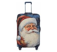 Weihnachtsmann-Brille, Reisegepäck-Abdeckung, elastisch, für Gepäck, 45,7 - 81,3 cm, Schwarz, Large