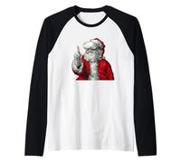 Weihnachtsmann hat Spaß mit VR Brille für Jungen und Mädchen Raglan