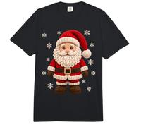 Weihnachtsmann Strick Look Niedlicher Santa Weihnachten Comfort Colors Adult Heavyweight T-Shirt