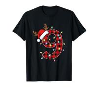 Weihnachtsmütze mit Rentiergeweih T-Shirt
