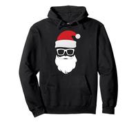 Weihnachtsmütze Mütze Sonnenbrille Bart Santa Weihnachtsmann Pullover Hoodie