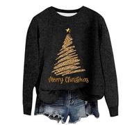 Weihnachtspullover Familie Set Troyer Damen Socken Lustig Weihnachten Ugly Christmas Sweater 4XL Nikolaus Geschenk Partner Christmas T-Shirt Herren Pullover Hellgruen Damen