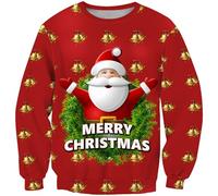 Weihnachtspullover Herren weihnachtspulli Damen Weihnachts Pullover Mann Ugly Christmas Sweater weihnachtshemd Weihnachten Paare,XL