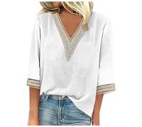 Weihnachtsshirt Damen lustige t Shirts Damen Damen Bluse Weiss gestreift Glitzer Oberteile Damen 46 Tunika Damen Strand Oberteil Damen Spitze eng Schulterfreies top Damen Weste Strick Damen