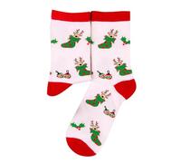 Weihnachtssocken Unisex - Kuschelsocken Weihnachten Damen Lustig Weihnachtssocken Herren, Flauschige Socken Damen Herren Weihnachts Thermosocken Soft Wintersocken Gemütliche Haussocken und Bettsocken