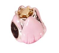 WEIMU Charm Silber S925, Armband Halskette Valentinstag Muttertag, für Europäische Armbänder Halskette (Blume)