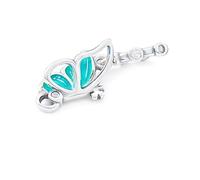 WEIMU Charm Silber S925, Armband Halskette Valentinstag Muttertag, für Europäische Armbänder Halskette (Ein Schmetterling)