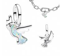 WEIMU Charms Silber Charms Anhänger S925 für Armbänder, Stopper charm anhänger,beads charms,kompatibel mit europäischen Armbändern und Halskette für Frauen (Vogel)