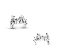 WEIMU Charms Silber Charms Anhänger S925 für Armbänder, Stopper charm anhänger,beads charms,kompatibel mit europäischen Armbändern und Halskette für Frauen (Silber 1)