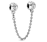 WEIMU Charms Stopper 925 Sterling Silber für Armband Stopper Charms für Bead Charm Armband Anhänger Spacer