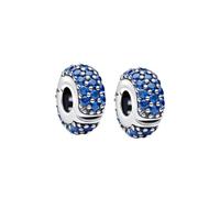 WEIMU Charms Stopper 925 Sterling Silber für Armband Stopper Charms für Bead Charm Armband Anhänger Spacer