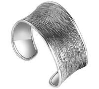 WEISHA Retro Armreif S925 Sterling Silber Armreif Schmuck Gebürstet Breite Schlicht Armband Ethno-Stil Weiblich Retro Verstellbar2