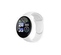 (WEISS) D18 Pro Smart Watch Erwachsene Bluetooth Fitness Tracker Armband Sport Herzfrequenz Blutdruck Erwachsene