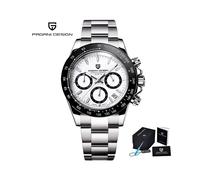 (Weiß) PAGANI DESIGN 2023 Neue Herrenuhren Quarz Business Watch Herrenuhren Top-Marke Luxusuhr