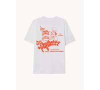 Weiß Unisex-T-Shirt Less Upsetti L