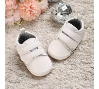 Weiße Anti-Rutsch-Sportschuhe mit weicher Sohle für Babys von 0-1 Jahr für Frühling/Herbst