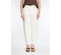 Comma Jeans-Hose Barrel-Leg-Denim Weiß Relaxed Fit Größe 36