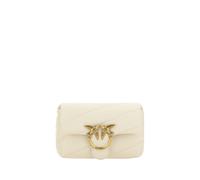 Weiße Kalbsleder Bos Taurus Schultertasche Einheitsgröße