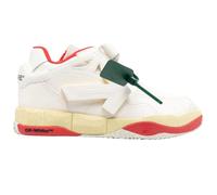 Weisse Low-Top-Sneaker von Puzzle Couture in Off-White EU 39/UK 6