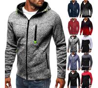 Weiße Strickjacke Steppjacke Herren Übergangsjacke Dünne Strickjacke Hoodie Mit Schalkragen Herren Slim Fit Cardigan Mit Reißverschluss Zipper Kapuzenpullover Kapuzenjacke Sweatshirt Karo Jacke Herren