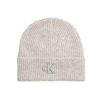 Weiße Strickmütze für Damen