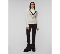 Weißer Rollkragenpullover Mit Reißverschluss Für Frauen Von We Norwegians Voss 1921-75 Weiß S