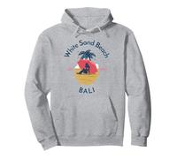 Weißer Sandstrand Bali Pullover Hoodie