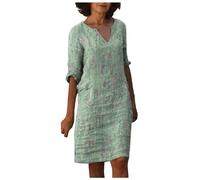 WeißEs Kleid Sommer Vintage Hemdblusenkleid Damen Strickkleid Damen Mini Sommerkleid Orange Cocktailkleid Festlich Damen Cocktailkleider Kurz Elegant Islamische Brautkleider Exclusive Party Kleider