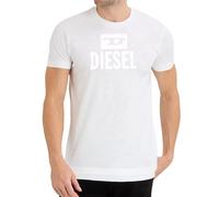 Weisses T-Shirt mit Diesel-Monotone-Logo XL