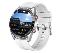 (Weißkleber) Sport Smart Watch Armband Herzfrequenz Blutdruck Fitness Tracker Wasserdicht