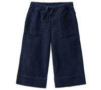 Weite 7/8 Cord Hose dunkelblau 104