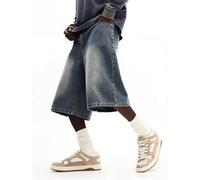Weite Baggy Jeans-Shorts mit Vintage-Waschung und klassischem Fünf-Taschen-Design für lässigen Sommer-Street-Style