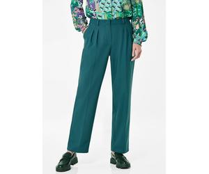Weite Bundfaltenhose VERA grün 38 lang