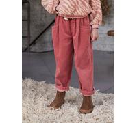 Weite Cordhose Mädchen, Baggy-Look altrosa Gr. 146/152 von vertbaudet