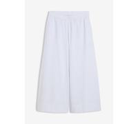 Weite Culotte aus Seersucker 38