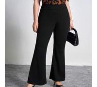 Weite Hose Einfarbig, Business Lässig Büromode für Frauen, Arbeitsoutfits für Frauen, Oberteile für die Arbeit, Hosen, die in allen Jahreszeiten getra