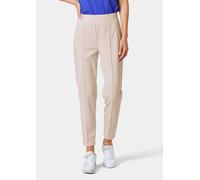 Schlupfhose GOLDNER "Damen-Schlupfhose SARA mit Stretchkomfort", Damen, Gr. 44, N-Gr, grün (kiesel), Obermaterial: 50% Polyamid PA. 45% Viskose CV. 5% Elasthan EL., Hosen Schlupfhose (65333446-44) kie