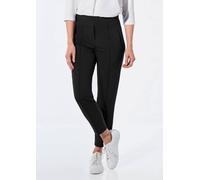 Weite Hose SARA aus Viskose-Jersey schwarz 48 7/8-Länge