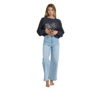 Weite Jeans BILLABONG "Free Fall Indigo", Damen, Gr. 24 (3XS), surf spray, Obermaterial: 98% Baumwolle, 2% Elasthan., Jeans (87724519-24) surf spray