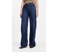 Weite Jeans BOSS ORANGE "MARLENE HR 15.0 Premium Damenmode", Damen, Gr. 30, Länge 32, blau (medium blau 428), Denim/Jeans, Obermaterial: 58% Baumwolle, 42% Lyocell, unifarben, wide leg lang, Jeans, Ba