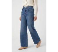 Weite Jeans CALVIN KLEIN JEANS, Damen, Gr. 29, Länge 32, blau (indigo julius), Denim/Jeans, Obermaterial: 100% Baumwolle, relaxed fit normal, Jeans, Wide-leg-Passform (15286805-29) indigo julius