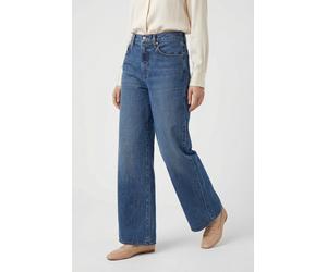 Weite Jeans CALVIN KLEIN JEANS, Damen, Gr. 33, Länge 30, indigo julius, Denim/Jeans, Obermaterial: 100% Baumwolle, relaxed fit normal, Jeans, Wide-leg-Passform (46033735-33) indigo julius